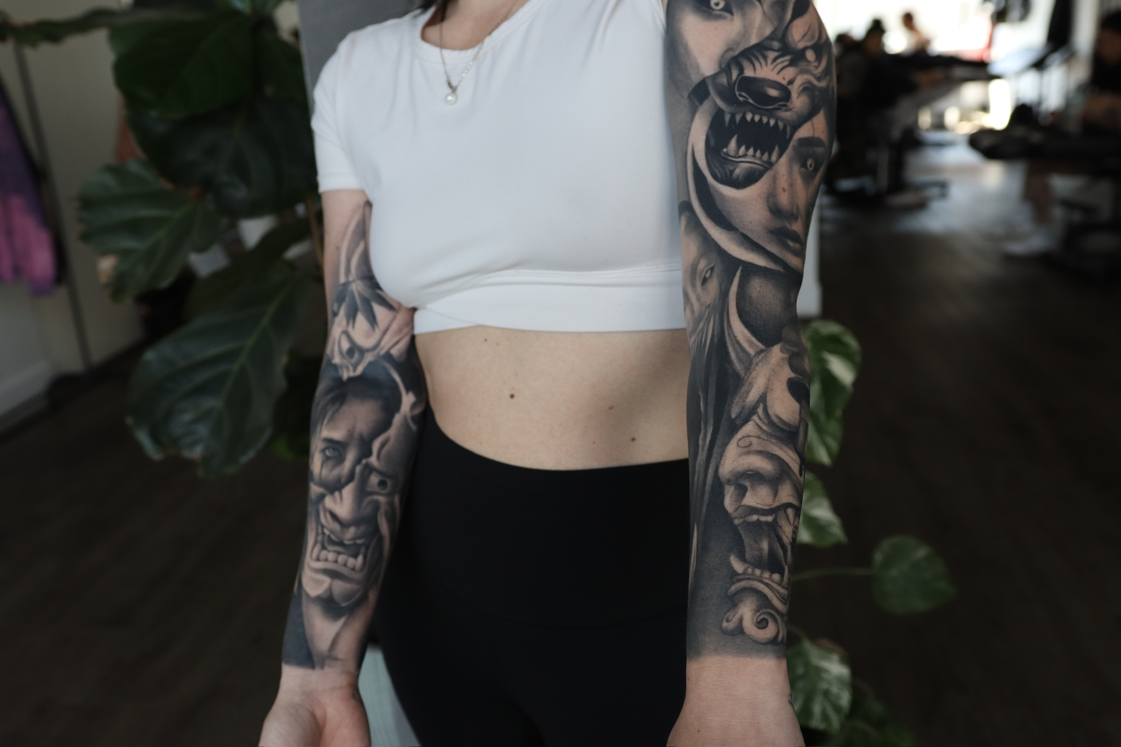 Wolf & Devil Double Arm Sleeves